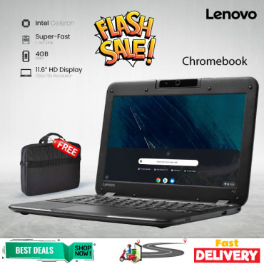 Lenovo Chromebook, 4GB Ram, 16 GB Ssd, 11.6" Inch Screen
