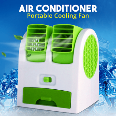 CP Mini Cooling Fan Portable Air Conditioner Cooler with USB Battery Operated, CP110