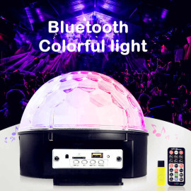 Mp3 Led Crystal Magic Ball Stage Light, Bluetooth Disco Dj Party Lights, DJ01