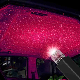 Car Romantic USB Night Light Plug & Play Car and Home Ceiling Starry Sky Light Projector LED Night, C20