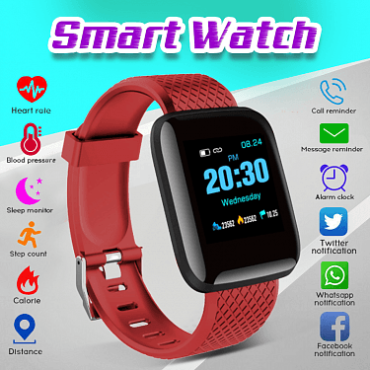 Bluetooth Heart Rate Blood Pressure Smart Watch Fitness Tracker Bracelet, BR091