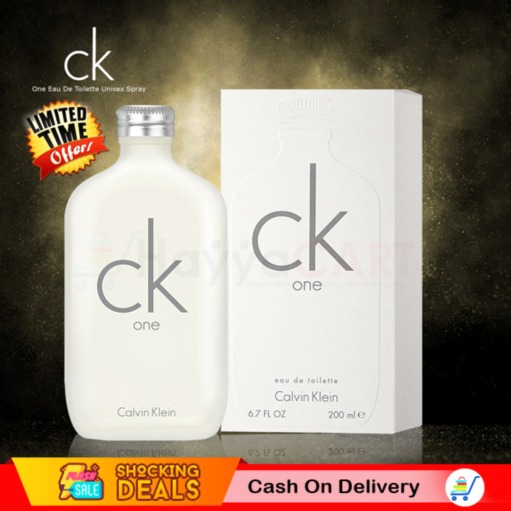 Calvin Klein cK One Eau De Toilette Unisex Spray 200 ml