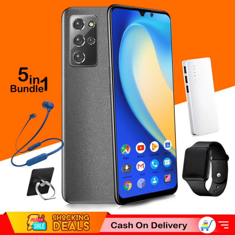 5 In 1 Bundle Offer, Vinsoc V23 Smatphone, 4G, 32GB, 4GB, 13MP & 13MP, 5.5 ”inch, 20000mah Power Bank With 3 Usb Port With, Marca Digital Watch, Bluetooth Headset, Mobile Ring Holder, V23