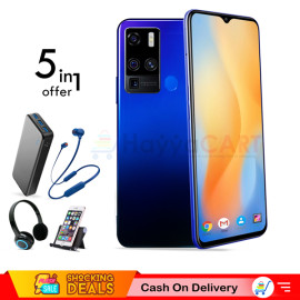 5 In 1 Bundle Offer, K Mouse S27 Smatphone, 4g, 32gb, 4gb, 13mp & 13mp, 5.5 ”inch, Usb Port, 20000mah Power Bank, Mason Headset, C200 Wireless Headphone, Moble Stand, S27