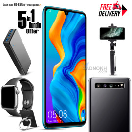 5  In 1 Offer, Lenosed S10 Smartphone, 4G, Android 7.0 (Marshmallow), 5.0 Inch, 4GB, 32GB, Dual Camera,3 PORT POWERBANK, SELFIE STICK, MACRA WATCH, MOBILE RING HOLDER, LS001