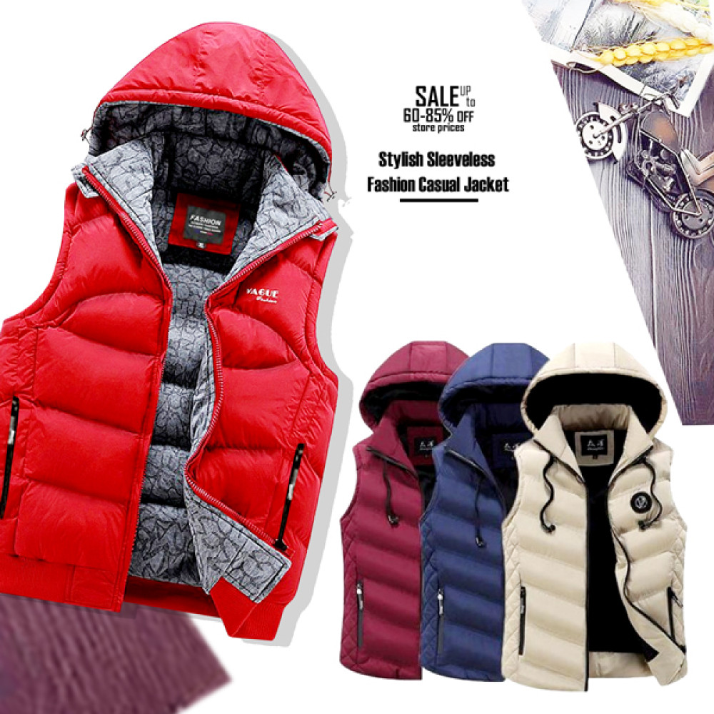 Stylish Autumn Warm Sleeveless Fashion Casual Jacket, M2093