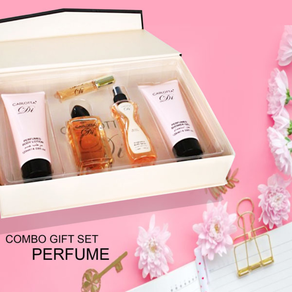 5 Pcs Combo Gift Set, Carlotta Perfume Les Collection, MW3