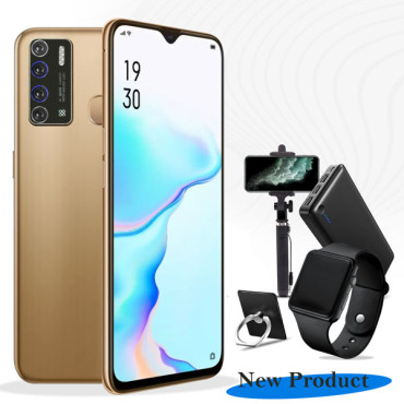 5 In 1 Bundle Offer, Hot 9 Smartphone,4g / Lte, Android,5.5 Inch,4gb Ram, 32gb, Dual Camera, Dual Sim, 20000mah Power Bank With 3 Usb Port With, Marca Digital Watch, Selfi Stick, Mobile Ring Holder, HT9