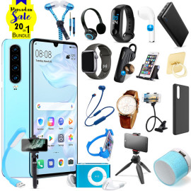 20 In 1 Offer, DS i9,Smartphone-4G-32GB-4GB-13mp&13mp-Powerbank,Macra Watch,163 Bluetooth,Yazol Watch,Single I7,C200 Headset,bed Holder,Light,stand,Selfi Stand, Zipper,MX Headset,Led Watch,Ring Holder,Ok Stand, Speaker,Selfi,MP3,cover, DS20