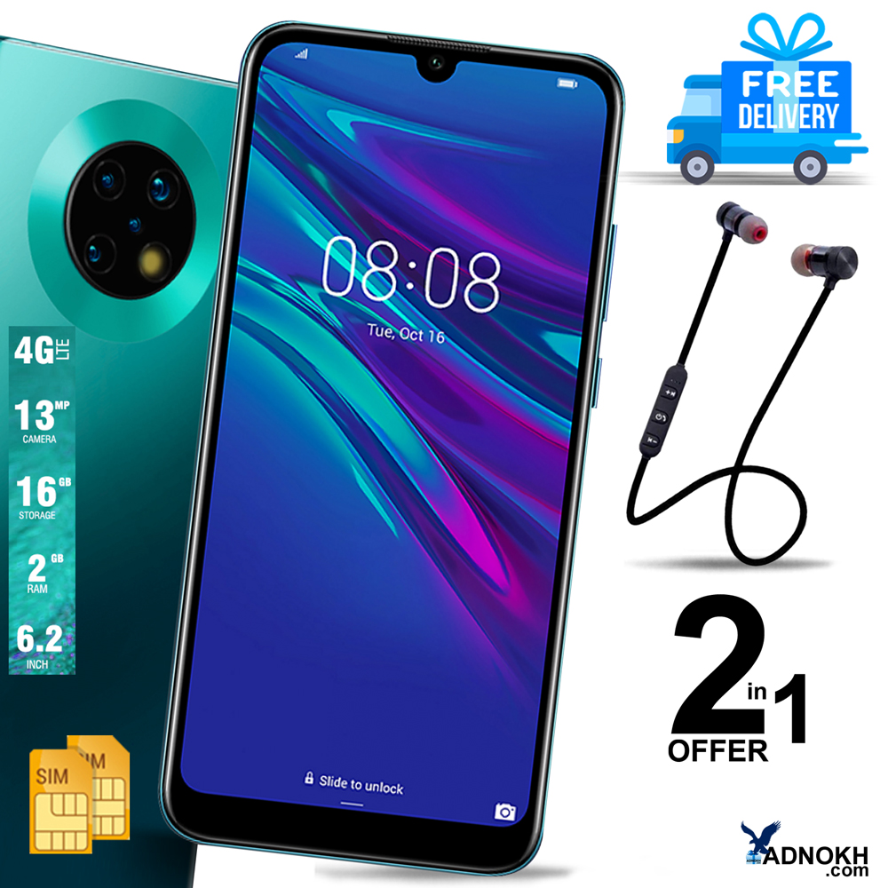 2 In 1 Combo, Discover D30 Pro Smartphone, Android 9.0, 4G / LTE, Dual Sim, 6.26"HD+ Water Drop Screen, With C200 Wireless Headphone, M500
