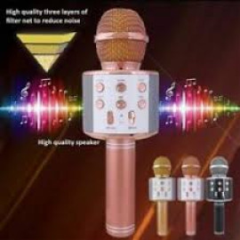 Multi-Color Wireless Bluetooth Karaoke Microphone / Speaker Handheld Mic, WS858