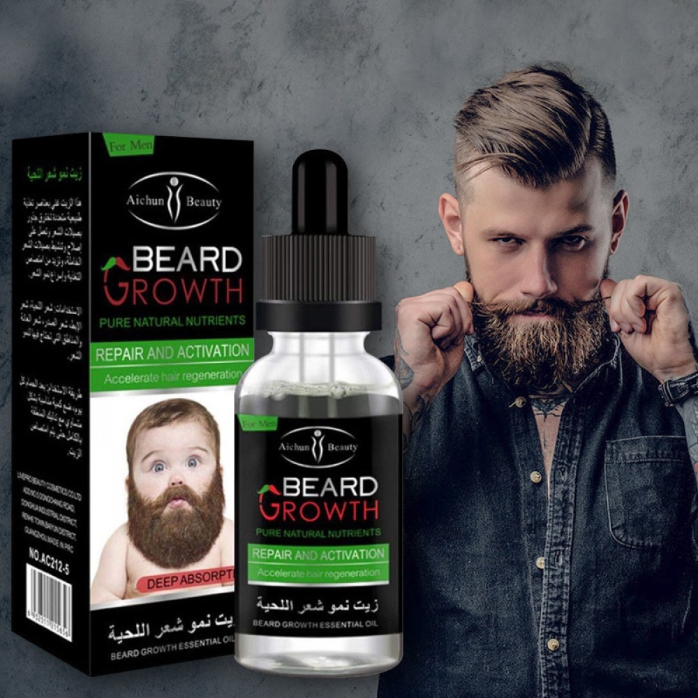 Aichun Beauty Beard Growth Essential Oil for Men, 30ML, AC2125